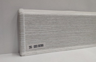 Плинтус с кабель-каналами 265 Клен патина 85мм