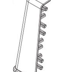 Угол наружный 265 Клен патина 85мм