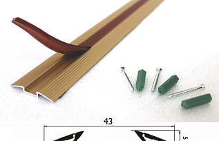 Порог алюминиевый 0,9 м, RGA2, 02-2
