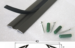 Порог алюминиевый 0,9 м, RGA2, 02-1