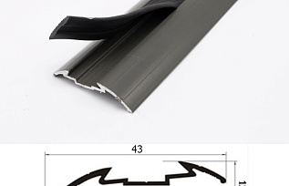 Порог алюминиевый 1,8 м, GA1, 02-1