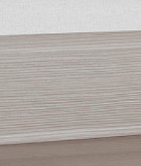 Плинтус с кабель-каналами 255 Ясень бьянко  70мм