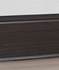 Плинтус с кабель-каналами 303 Венге темный 70мм