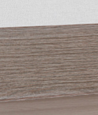 Плинтус с кабель-каналами 215 Дуб снежный 70мм